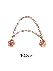 Boucle de fixation magnétique réglable pour manches, boucle de taille magnétique, accessoire de raccourcissement de T-shirt, boucle de pied de jean, boucle multifonctionnelle sans aiguille, convient pour les accessoires de vêtements de jambes de pantalon, manches, jupes et robes. - multicolore - Voir 11