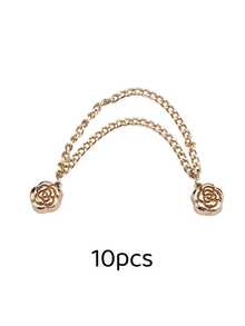 Boucle de fixation magnétique réglable pour manches, boucle de taille magnétique, accessoire de raccourcissement de T-shirt, boucle de pied de jean, boucle multifonctionnelle sans aiguille, convient pour les accessoires de vêtements de jambes de pantalon, manches, jupes et robes. - multicolore - Voir 8