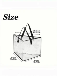 1Pc Triangle Hanging Storage Bag For Clothes Hangers, Multi-Compartment Wardrobe Organizer With Handle, Large Capacity Closet Storage Solution - Multicolor - View 3