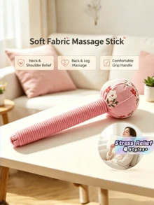 Handheld Wooden Body Massager Cane, Trigger Point Therapy Roller Stick, Sore Muscle Recovery & Tension Release Tool, Daily Fatigue Relief Aids, Home Spa Health Care - Multicolor - View 1