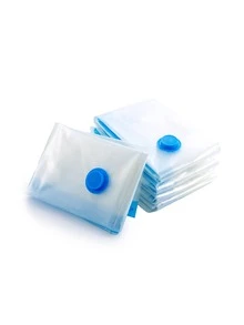 5-Piece Vacuum Transparent High-Quality Compressed Storage Bag, Suitable For Portable Storage Of Travel Essentials, Clothes, Bedding, Blankets, Quilts, Etc. Manual Vacuum Pump Compression Bag Set. - Multiple Specifications - View 9