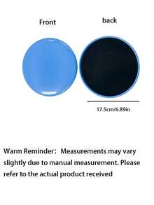 1 Pair Gliding Discs, Fitness Gliding Discs, Double-Sided Gliding Discs, Suitable For Workout, Portable Ballet Turning Board, Multi-Color EVA Non-Slip Material, Home Floor Training Equipment, Training Tool, Strengthen Core Strength - Multicolor - View 5