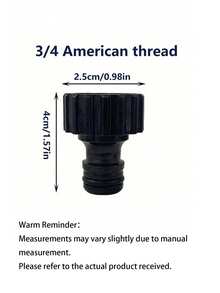 7pcs High Pressure Expandable Car Wash Water Hose With Adjustable Spray Nozzle Garden Hose Set, Universal For Europe And US - Black green - View 5