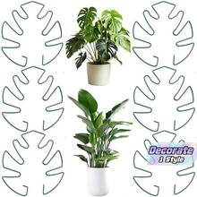 4pcs - Green Plant Stem Support Rack - Durable Stable Clamp, Unique Climbing Plant Design, Tortoise Shell Bamboo Clip Set, Ideal Plant Support, Promote Healthy Plant Growth, Decorative Plant Support, Better Fix Plants - green - View 1