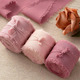 Burgundy Light Pink Leather Powder