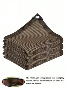 High-Quality Shade Cloth With Eyelets, Durable, Tear-Resistant, Easy To Install, UV-Resistant; Brown High-Density Polyethylene (HDPE) Shade Cloth, Canvas Gazebo Shade Cloth And Privacy Screen, Suitable For Outdoor Patios, Gardens, And Gazebo Shading. - multicolor - View 6