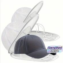 Sangkar Pembersih Topi Mesin Cuci, Kantong Pembersih Topi dengan Jaring, Penutup Pembersih Topi Baseball/Penutup Pelindung Pembersih, Cocok untuk Membersihkan Semua Jenis Topi - MultiWarna - View 1