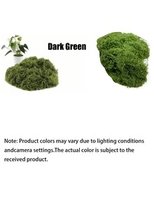 150/200/300/500/700g Realistic Artificial Moss Lawn, Lifelike Faux Moss For Micro Landscape Decor, Vivid Green Plant Turf, Perfect For Micro Landscapes, Greenery Lawns, Potted Plants, Windowsill Decor, - Multiple Styles - View 2