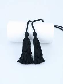 Decorative Long Tassel Curtain Binding Rope, Braided Twisted Drapery Tiebacks With Fringe Tassel Ends, Multi-Color Universal Window Curtain Holder For Modern French Nordic Home Decoration - Multicolor - View 12