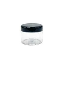 10/40pcs Round Plastic Cosmetic Jars Set With Lids, Suitable For Liquids, Creams, Samples, Gems, Jewelry Storage, 10/40pcs - Black - View 2