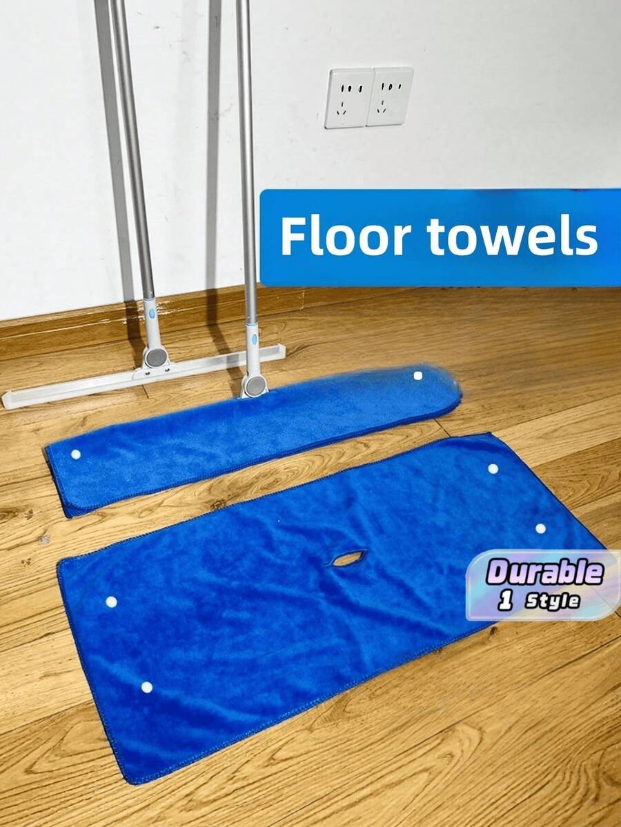 5Pcs Reusable Washable Microfiber Cleaning Cloths, Lint-Free Streak-Free Absorbent Towels For Floor, Kitchen, Car Window Cleaning - Multicolor - View 1