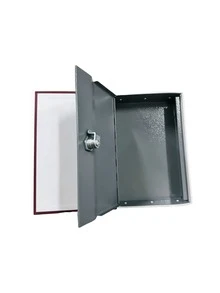 Hucha con forma de libro de diccionario creativo con cerradura, cerradura de oculta, caja de almacenamiento de dinero y monedas/contenedor de ahorros - Multicolor - Ver 3