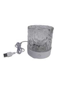 1PC Dreamlike Flame & Water Swirl Projection Lamp,  Perfect Romantic Gift For Birthday, Holiday - متعدد الألوان - مشاهدة 12