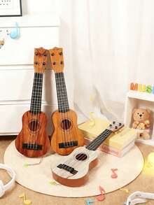 17 Inch Playable Ukulele Lightweight Portable With Pick Suitable For Beginners And Music Lovers - Multicolor - View 8