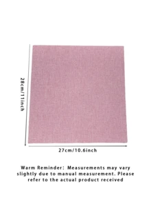 Self Adhesive Magnetic Scrapbook Album With 40 Pages,Linen Hardcover Diy Photo Album Including Metallic Pen And Diy Accessories, Photos Back To School,Back To School,School Supplies - pink - View 2