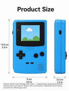 Joivida 1pc Retro Handheld Game Console Style Game Card Holder, Portable Game Cartridge Storage Case With Multi Slots, Cute Card Organizer For Console Game Cards, Memory Cards, Travel, Desk Display, Daily Use & Gift - View 3