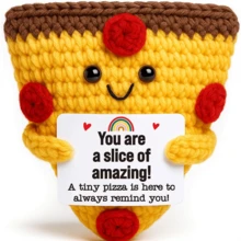 POKOJA LAND 1 Hand-Crocheted Table Decoration: A Fun And Cute Animal Figurine-The Perfect Thank-You Gift For Friends And Sisters, Or A Heartfelt Token Of Appreciation For Mom, Colleagues, And Family. Ideal As A Small Decorative Gift For The Bedroom. - Multicolor - View 21