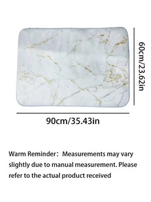 1件裝圖案浴室地墊，現代聚酯纖維廁所墊，適用浴室居家裝飾地板地毯，戶外地墊門墊，秋季裝飾浴室配件，返校季玄關裝飾 - 彩色 - 查看 8
