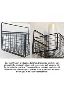 2 Sets Bathtub Toy Storage Racks And Organizers, 2 Packs Metal Wire Mesh Bathtub Toy Storage Containers, Large Capacity Rust-Proof Hanging Baskets Designed For Bathtub, Shower, Bathroom, Toilet, Kitchen - Multicolor - View 12
