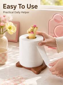 Joivida Cute Cat Paw Tissue Holder, Independent Toilet Paper Storage Rack, Cartoon Fun Home Decoration Ornament, Multifunctional Decorative Paper Storage Organizer, Suitable For Bathroom, Bedroom, Dressing Table, Holiday And Birthday Home Gifts - Multicolor - View 8