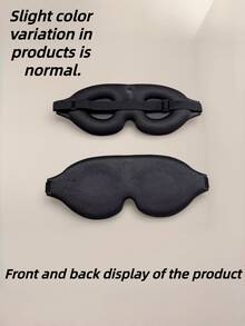 1pc 3D Silk Sleep Mask Eye Cover Soft Comfortable Blackout Blindfold For Night Sleep Travel Nap With Adjustable Strap Lightweight Breathable For Men Women - Multicolor - View 5
