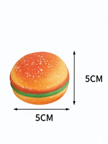 POKOJA LAND A Hamburger Squeeze Toy, Real And Cute, Stress Toy, Fidget Toy,Squishy Toy, Squishy Slow Rising,Toy For Teens, A Great Gift For Party, Birthday And Holiday. - Multicolor - View 10