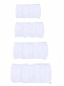 1pc Elastic Tight Mesh Net Dustproof Cover For Birdcage, All Seasons Universal Universal Anti-Feather Anti-Spilling Bird Cage Hood - White - View 6