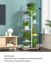 3/4/6/7/8Layers Iron Holder Shining Plant Stand For Flowers Storage Shelf Pot Rack Organizer Home Garden Decoration - multicolor - View 8