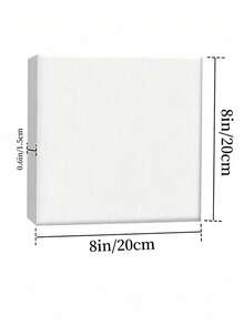 1/8PCS Single-Sided Rectangular Linen White Frame Oil Painting And Watercolor Art Canvas Simple Multi-Functional Canvas Frame For Painting Learning Supplies - White - View 8