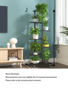 3/4/6/7/8Layers Iron Holder Shining Plant Stand For Flowers Storage Shelf Pot Rack Organizer Home Garden Decoration - multicolor - View 7
