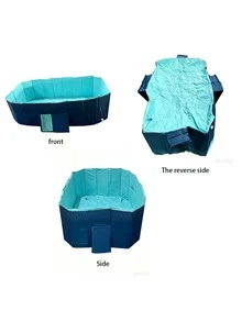 Foldable Non-Inflatable Family Swimming Pool, Adult & Child Portable Ground Pool, Easy Installation For Outdoor Backyard Garden Camping, Durable PVC Material - A - View 6