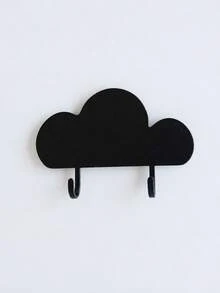 Madebyblanc Cloud Shaped Wall Mount Key Holder, No Drill Self Adhesive Entryway Storage Hook Rack, Multi-Hook Wall Organizer For Keys Hair Accessories Small Daily Goods, Minimalist Wall Decor Hanging Rack For Hallway Bedroom Desk Household Storage Arrangement - Multicolor - View 11