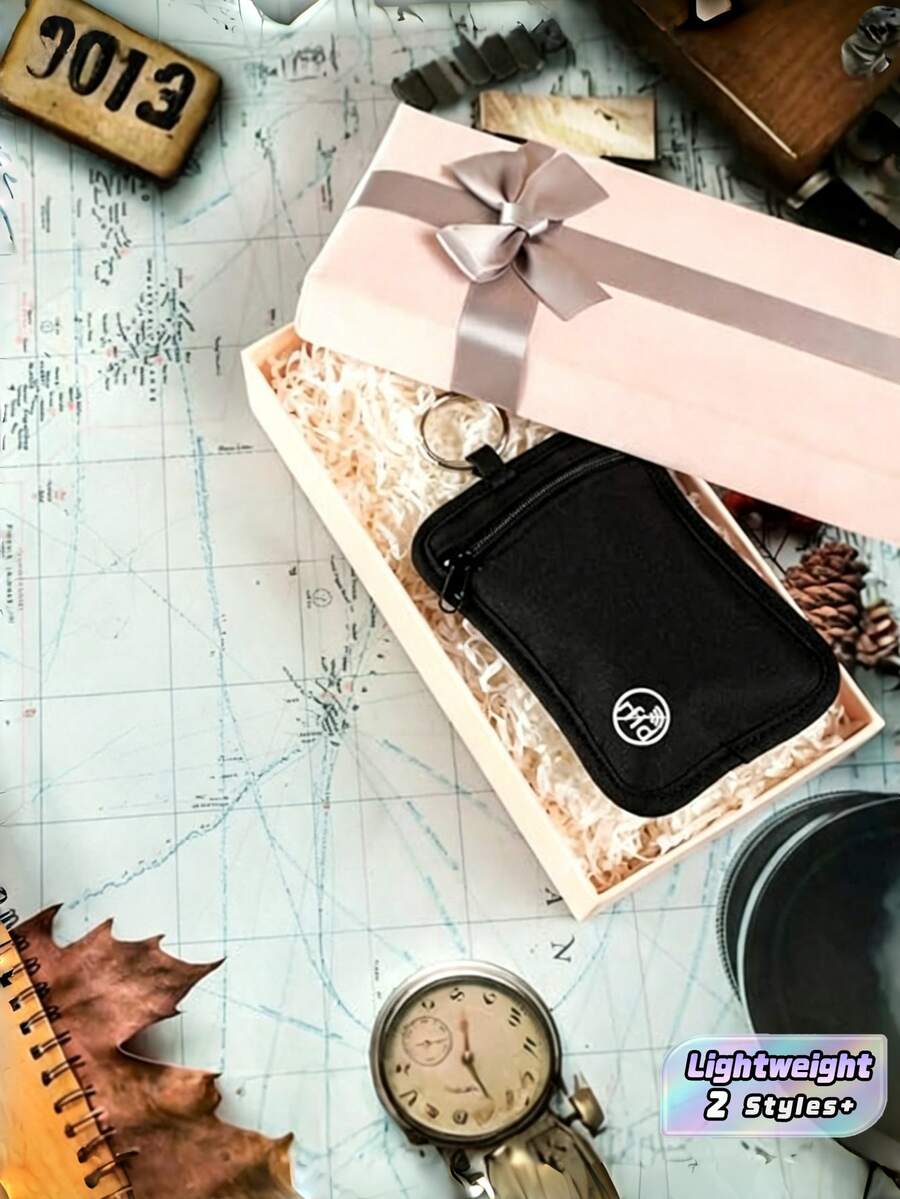 Travel Bra Storage Bag With Hidden Bra Compartment Available In Soft And Skin-Friendly, Adjustable, Button Closure Prevents Items From Falling Out, Lightweight And Breathable With No Uncomfortable Protrusions, An Essential Travel Pouch. - Multicolor - View 1