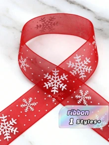 2.5cm Ribbon , Valentine's Day Gift Wrapping, Cake & Baking Packaging, Flower Wrapping, Wedding Decor, Hair Accessories, DIY Crafts - Multicolor - View 1