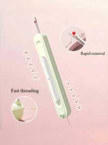 Easy-To-Use Needle Threader - Versatile Tool For Seniors, Hand Sewing And Knitting Supplies, Available In White/Purple/Green - Many - View 14