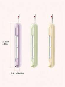 Easy-To-Use Needle Threader - Versatile Tool For Seniors, Hand Sewing And Knitting Supplies, Available In White/Purple/Green - Many - View 4