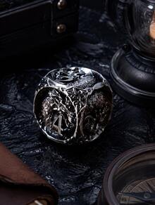 Metal Dragon Head D6 Dice, Elemental Dragon 6-Sided Dice, Tabletop RPG Board Game Accessory, Unique Collectible Game Dice Gift - Multicolor - View 6