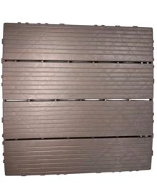 5/10 PCS PVC Plastic Self-Assembling Balcony Terrace Garden Outdoor Waterproof Anti-Corrosion Floor Tiles, Yard Outdoor Waterproof Ceramic Tiles - multicolor - View 3