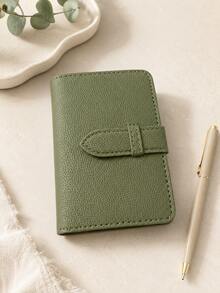 This M5 Mini Green Portable Pocket Notebook Features A Minimalist Design, Is Pocket-Sized, And Does Not Include Inner Pages. Suitable For Office Notes, Study Notes, Etc., It Has Replaceable Inner Pages, A Hard Cover - Multicolor - View 1