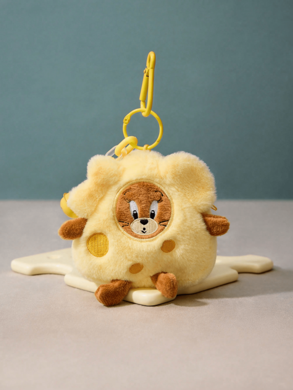 TOM & JERRY X Joivida 1pc Lovely Cheese Design Mini Non-Plush Stuffed Hanging Bag, Cute Cartoon Purse For Valentine's Day, Spring To Summer Style, Great For Daily Use, Travel, Party, A Unique Gift For Anniversary Or Birthday