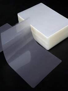 100 Sheets Of 6-Inch /A4 Size Film Covering, Multifunctional Photo Film Covering, Film Covering Bag, Photo Album, Document Protection Film, Plastic Film, Photo Film, High-Definition Waterproof Film Covering And Card Protection Film. - Multicolor - View 2