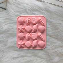 1/3 PiecesSilicone Mold Set In Shell And Starfish Shape, 12 Cavity, Chocolate And Ice Cube Molds, Handcrafted Home Baking Tools, Gift For Dad - View 7