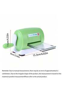 1 Set Mesin Embossing, Dikombinasikan dengan Berbagai Templat Bunga untuk Memotong Berbagai Pola pada Karton/Mesin Kerajinan Kertas Embossing Manual, - cyan - View 7