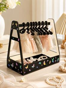 Joivida Wooden Jewelry Rack With Multiple Slots, Necklace And Earring Display Box, Jewelry Storage And Organizing Ornaments, Small Item Display Tower Center Table For Storing Handicrafts, Desktop Decoration Storage Rack, Essential Box For Shops And Homes - Multicolor - View 8