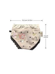 Joivida 1Pc Polka Dot Mesh Underwear Shaped Storage Bag, Apricot/Pink, Multifunctional Storage Bag, Mini Lipstick Bag, Mini Makeup Bag, Easy To Carry - Multicolor - View 9