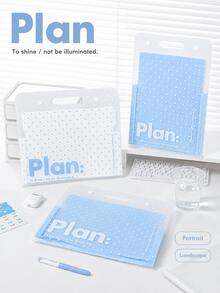 Haus Hana Tas File Organizer Tahan Air Genggam, Tas File A4 Motif Polkadot, Tas Transparan untuk Klasifikasi Mata Pelajaran Siswa, Alat Tulis Siswa yang Lucu dan Modis, Tas Penyimpanan dan Pengorganisasian Kertas, Hadiah Penting untuk Awal Musim Sekolah - Beraneka warna - View 14