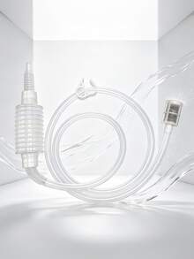 1pc Semi-Automatic Wine Siphon Transfer Tube, Thick Silicone & PP Hose With Stainless Steel Filter Mesh, Detachable Washable Syphon Pump For Home Wine, Beer, Liquor & Enzyme Bottling - Multicolor - View 8