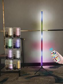 Theme Remote Control LED Floor Lamp, Multi-Color Mode, Infrared Induction-USB Powered Asian Style Standing Lamp, Plastic Lampshade, Suitable For Game Room Decoration, Holiday Gifts, Battery-Powered Atmosphere Lighting - RGB-iC - View 9