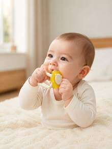 Lion-Shaped Cooling Teether For Babies,Water-Filled EVA And Silicone Teething Toys With Textured Chewing Surfaces And Easy-Grip Handles,Refrigeratable Infant Teether,Cooling Teethers For Babies,Newborn Gifts,Baby Stuff,Sensory Toys,Newborn Toys - Multicolor - View 13