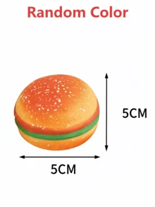 POKOJA LAND A Hamburger Squeeze Toy, Real And Cute, Stress Toy, Fidget Toy,Squishy Toy, Squishy Slow Rising,Toy For Teens, A Great Gift For Party, Birthday And Holiday. - Multicolor - View 12